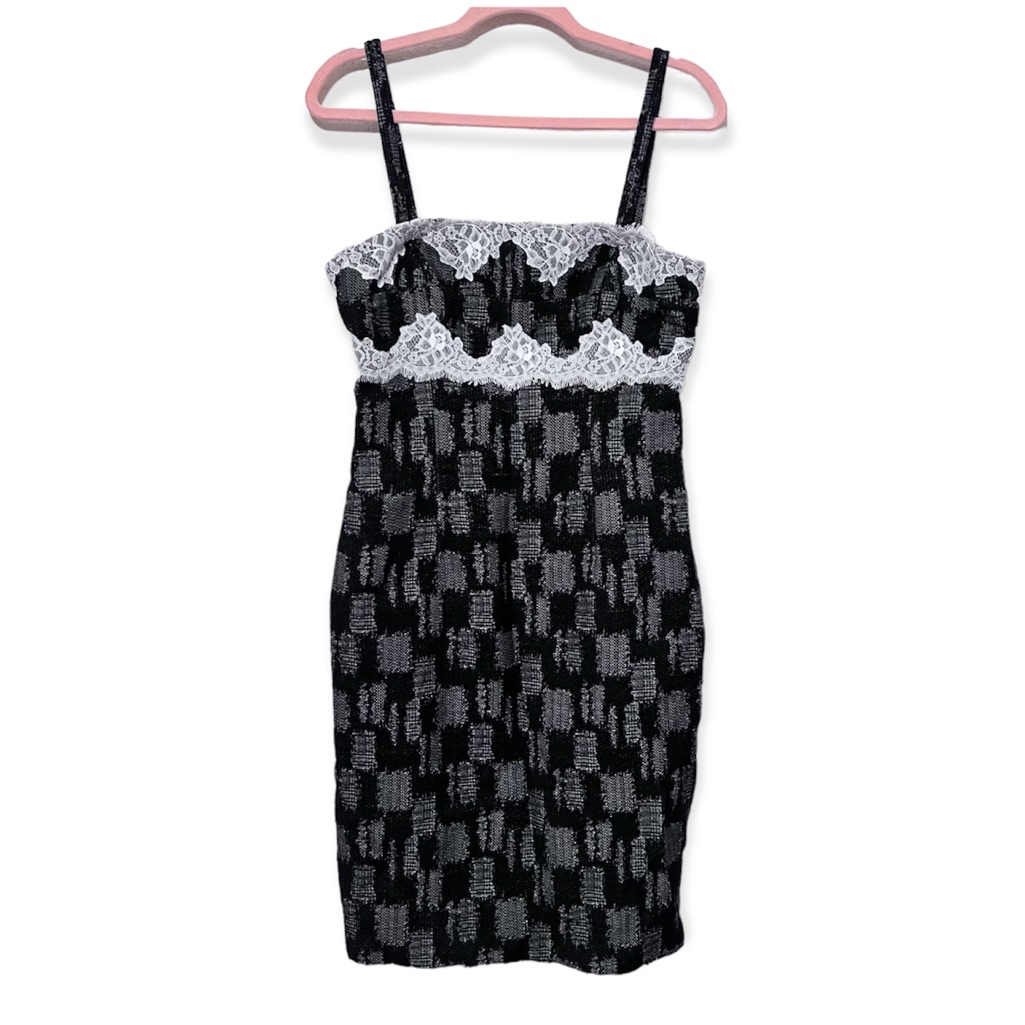 W By Worth Ny Dappled Tweed Dress Size 8
